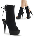 DELIGHT-1018 Peep-toe Stövlett