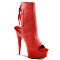 DELIGHT-1018 Jul & högtider Peep-toe Stövlett