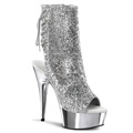 DELIGHT-1018G Glitter & paljetter Peep-toe Stövlett Trender hösten 2016