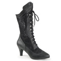 DIVINE-1050 Bred klack Stövlett Vegan