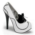 TEEZE-01 Bröllop Burlesk Gangster Pumps Vegan