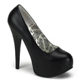 TEEZE-06 Burlesk Gothic Pumps Vegan
