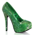 TEEZE-06R Glitter & paljetter Jul & högtider Pumps Sagor & fantasy Vegan