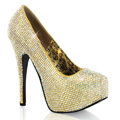 TEEZE-06R Glitter & paljetter Pumps Sagor & fantasy Vegan