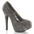 TEEZE-06R Burlesk Glitter & paljetter Pumps Sagor & fantasy Vegan