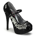 TEEZE-07SQ Burlesk Glitter & paljetter Mary Jane Trender hösten 2016 Vegan
